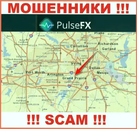 Пульс ФИкс - это обманная организация, зарегистрированная в офшоре на территории Grand Prairie, Texas