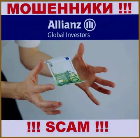 В дилинговой компании AllianzGI Ru Com требуют оплатить дополнительно проценты за возвращение денежных вложений - не стоит вестись
