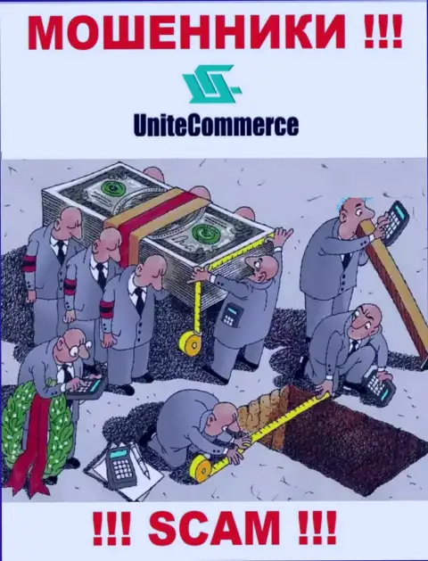 Вы ошибаетесь, если вдруг ждете прибыль от совместной работы с брокерской компанией UniteCommerce - они МОШЕННИКИ !!!