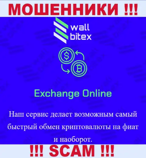 Wall Bitex заявляют своим клиентам, что оказывают услуги в сфере Крипто обмен