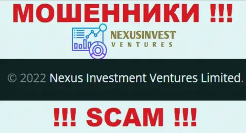 NexusInvestCorp Com - это internet мошенники, а руководит ими Nexus Investment Ventures Limited