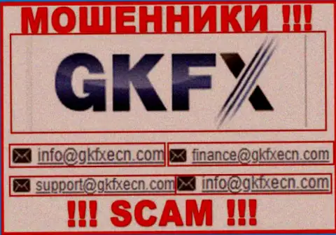 В контактной информации, на информационном ресурсе разводил GKFX Internet Yatirimlari Limited Sirketi, предоставлена вот эта электронная почта