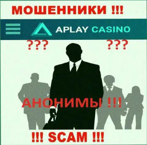 Информация о непосредственном руководстве APlay Casino, к сожалению, скрыта
