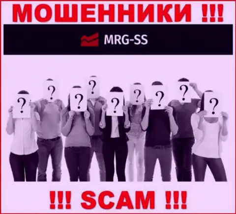 Обманщики MRG-SS Com не хотят, чтобы кто-то увидел, кто же управляет организацией