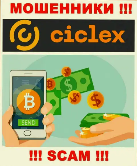 Ciclex Com не вызывает доверия, Криптовалютный обменник - это то, чем заняты эти internet мошенники