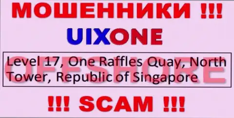 Пустив корни в офшорной зоне, на территории Singapore, Uix One ни за что не отвечая оставляют без средств лохов