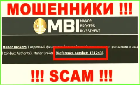 Хоть Manor Brokers Investment и предоставляют на веб-портале лицензию, знайте - они все равно КИДАЛЫ !!!