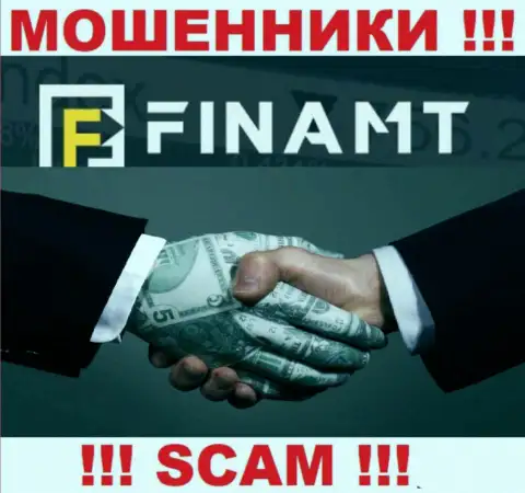 Поскольку деятельность мошенников Finamt - это обман, лучше совместного сотрудничества с ними избегать