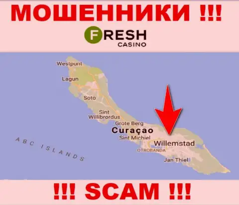 Curaçao - вот здесь, в оффшорной зоне, пустили корни internet-воры Fresh Casino