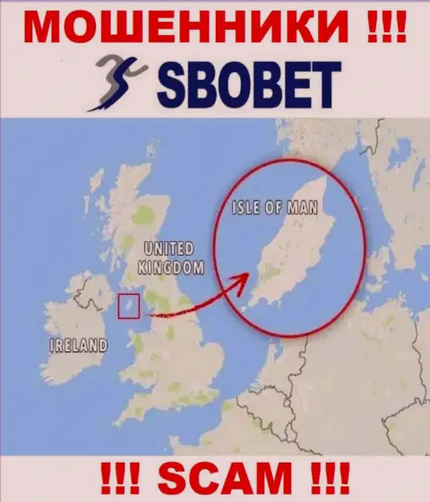 В компании SboBet Com абсолютно спокойно оставляют без средств наивных людей, ведь скрываются в оффшорной зоне на территории - Isle of Man