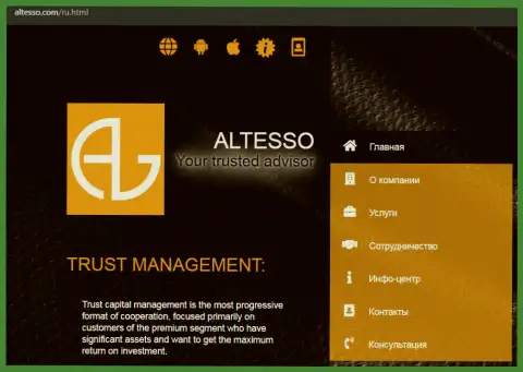 Официальный веб-сервис организации AlTesso Com