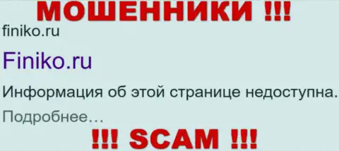 TheFiniko Com это МОШЕННИКИ !!! SCAM !
